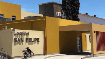 El hospital donde fue internada la pequeña.