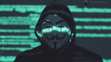 Anonymous sostuvo en el mensaje que  "no confían en una organización corrupta que lleva la justicia del país".