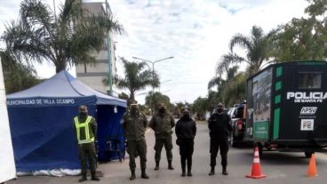 En Villa Ocampo hay un único ingreso.