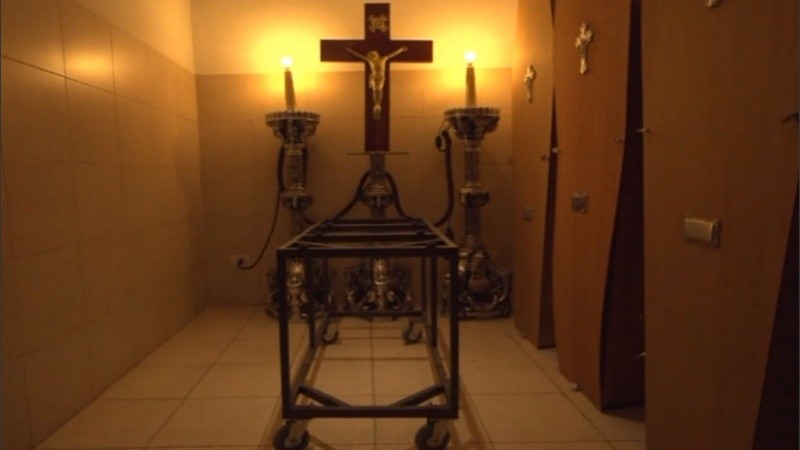 La funeraria también se vio implicada en los supuestos contagios. 