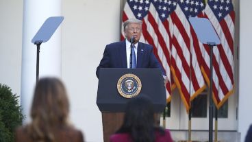 El mandatario habló tras un período de silencio sólo interrumpido por tuits.