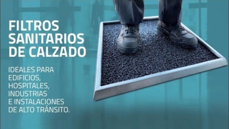 El filtro sanitario para calzado Fitnox.
