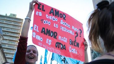 El Movimiento Ni una menos se moviliza por quinto año consecutivo.