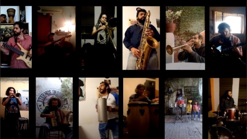 Eternos Inquilinos grabaron el video de 