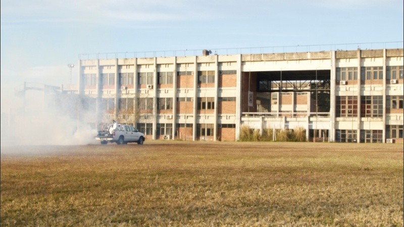 Hubo trabajos de fumigación en la Siberia.