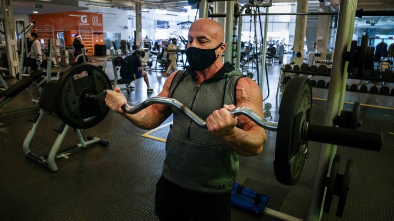 Los gimnasios abrieron este lunes y tienen que respetar el protocolo.