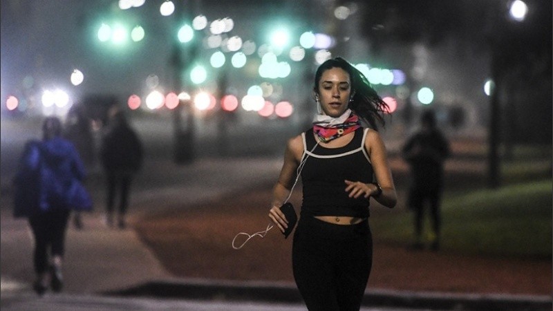 Había necesidad de salir a correr pero la gente se aglutinó.