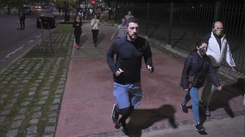Había necesidad de salir a correr pero la gente se aglutinó.