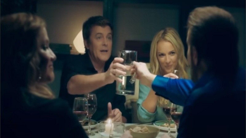 Una escena del video que todos quieren ver. 