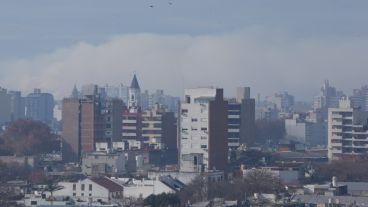 Otro día de humo insoportable en la ciudad.