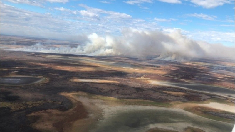 El viernes se conocieron los dueños de los campos con incendios. 