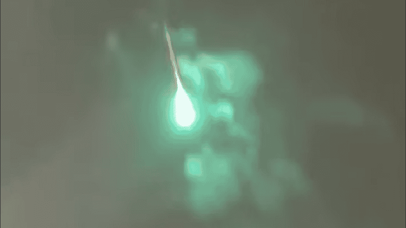 Para los expertos se trató de un meteorito.