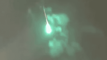 Para los expertos se trató de un meteorito.