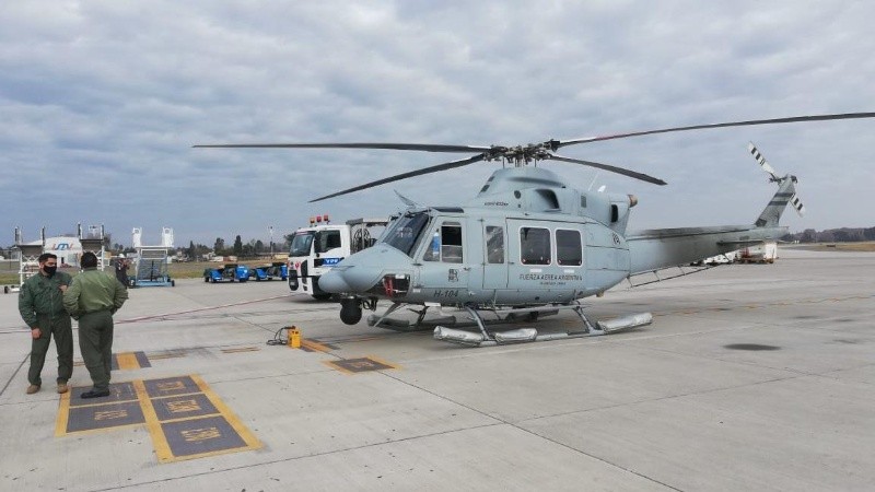 También volaron helicópteros de apoyo sobre Rosario. 
