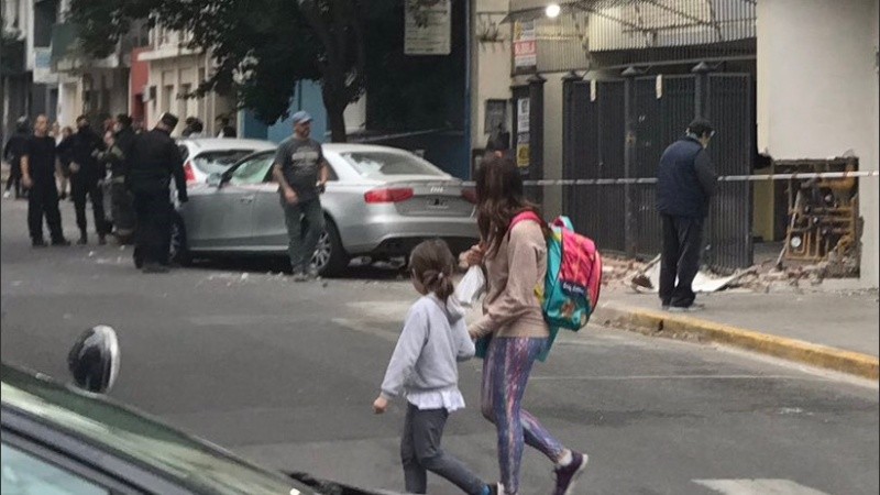 El presidente de la Corte protagonizó un choque este miércoles en la capital provincial.