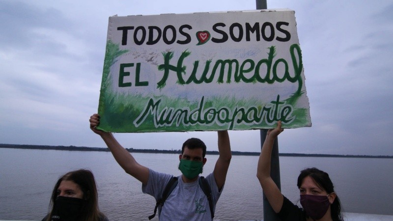 Ambientalistas volvieron a reclamar esta semana una protección al humedal.