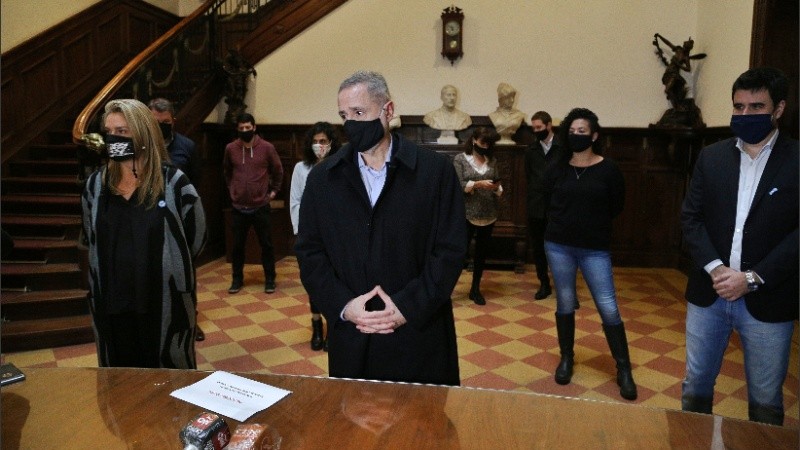 Sain expuso en el Concejo la reforma policial que enviará el gobierno provincial a la Legislatura.