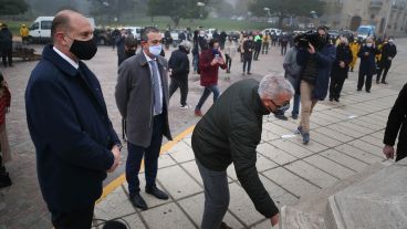 Una mañana de 20 de junio muy particular en el Monumento.