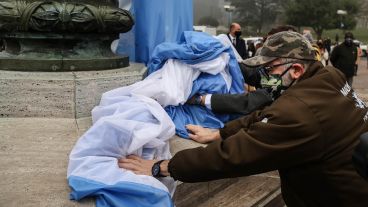 Una mañana de 20 de junio muy particular en el Monumento.