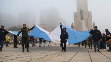 Una mañana de 20 de junio muy particular en el Monumento.