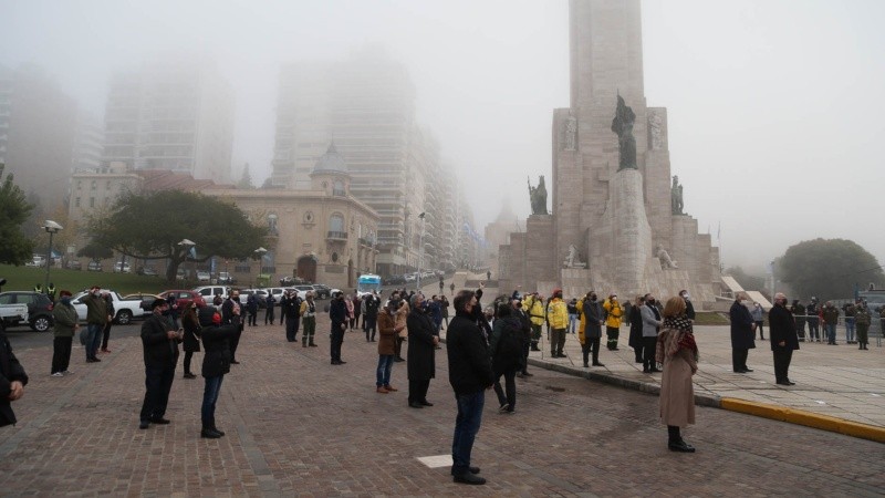 Una mañana de 20 de junio muy particular en el Monumento. 