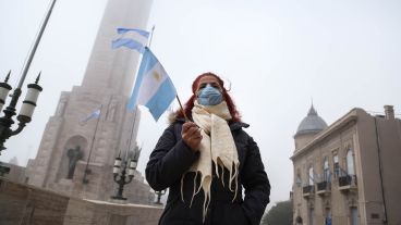 Una mañana de 20 de junio muy particular en el Monumento.