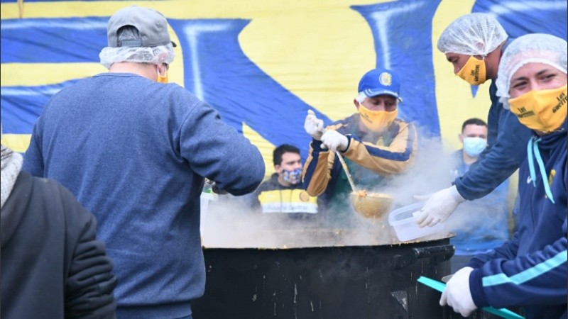 Gran acción solidaria de Rosario Central.