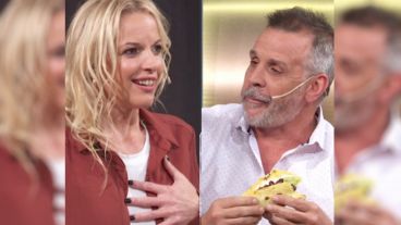 Carina Zampini y Christian Petersen, en "El Gran Premio de la Cocina"