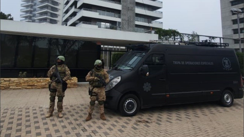El operativo comenzó a las 6 de este lunes.