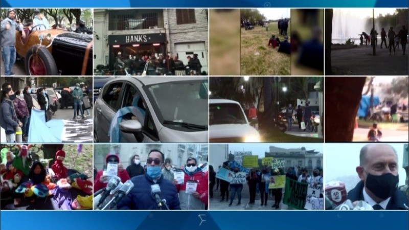 El Tres mostró 12 situaciones en las que se generaron concentraciones sin los cuidados necesarios.