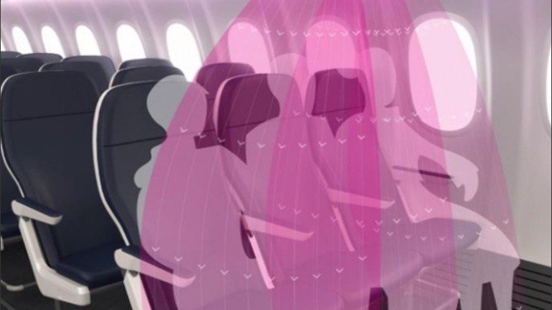 La compañía explicó que funciona de manera similar a la cortina de aire caliente.