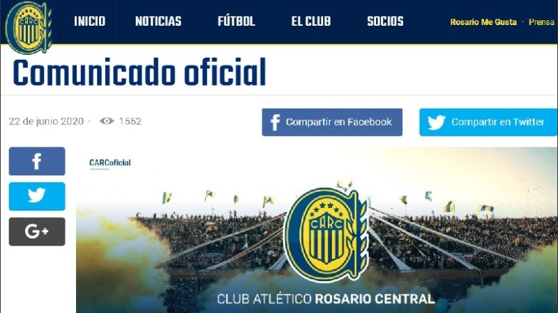 La entidad canalla se expidió sobre el tema del día.