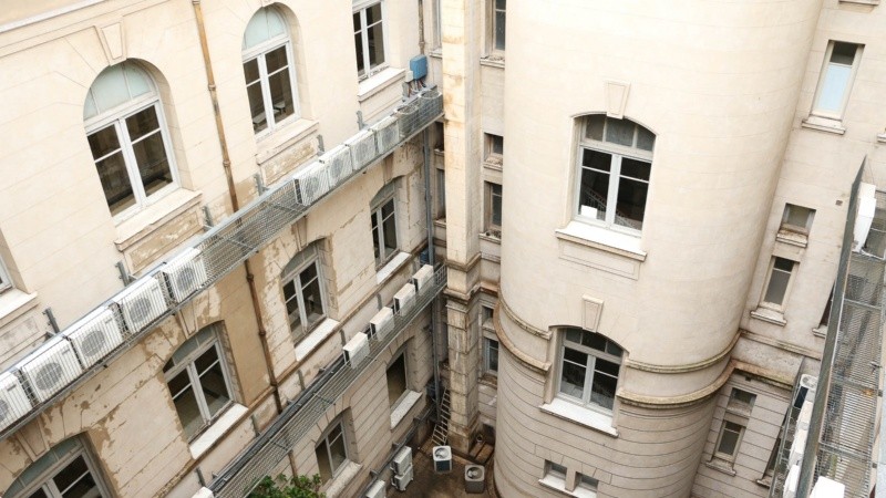 El tercer piso donde está la oficina de Planeamiento fue cerrado.