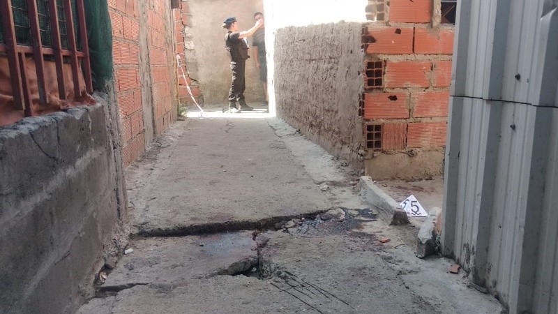 La escena del crimen, del 8 de marzo pasado en Riobamba al 4400.