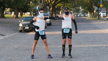 Mucho frío pero corrieron igual.