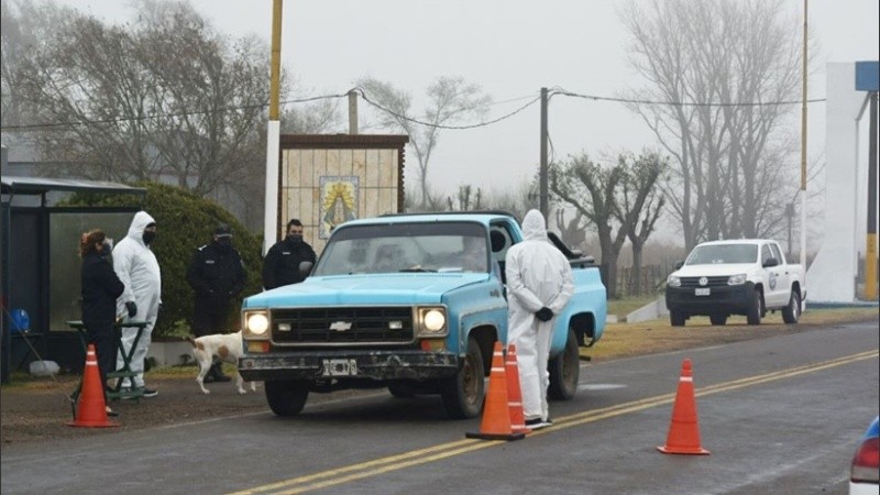 El paisaje cinematográfico en el ingreso a Carreras. 