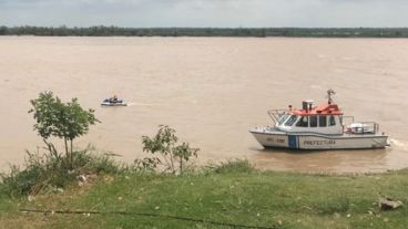 Intervino Prefectura junto a bomberos y policías.