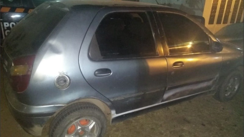 El Palio en el que fue secuestrada la mujer.