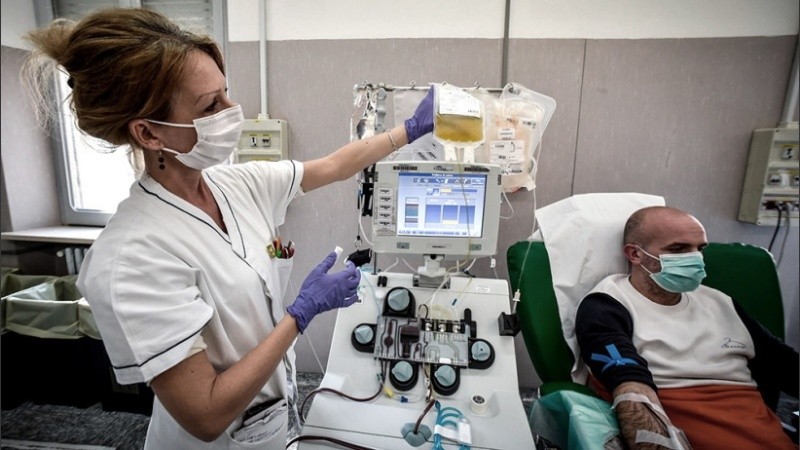 Por cada donante se extraen 600 milímetros de plasma que son utilizables hasta paras tres pacientes. 