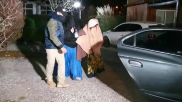 Los detenidos la semana pasada en Roldán.