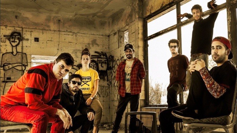 El grupo rosarino Groovin' Bohemia.