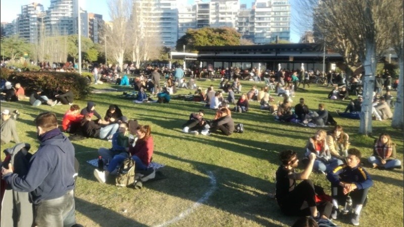 Miles de personas disfrutaron de los parques este fin de semana.
