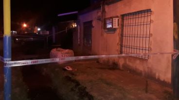 El domicilio donde ocurrió la violenta pelea.