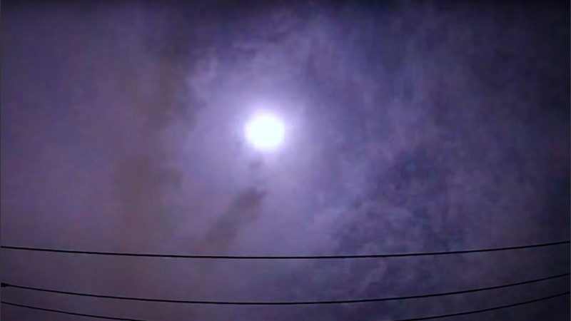 El objeto fue registrado por una estación de monitoreo.