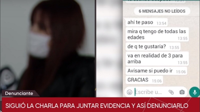 El hombre fue denunciado por una mujer que se hizo pasar por pedófila. 