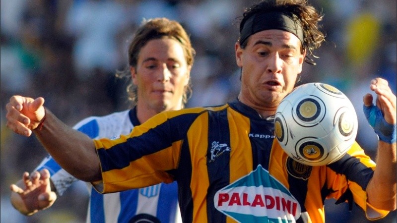 Caraglio, con la camiseta canalla. Hoy juega en Cruz Azul.