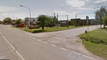 La zona en la que el muchacho perdió el dinero.