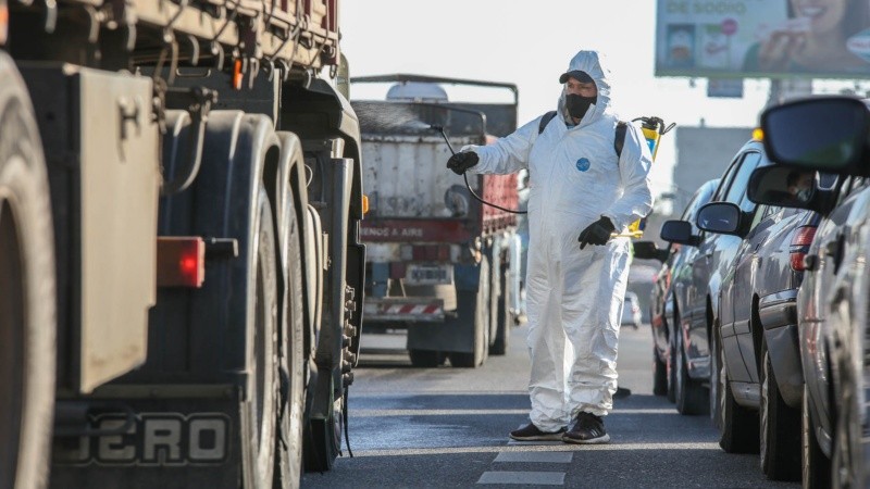 Se intensificaron los controles en el ingreso a la ciudad de cara al fin de semana largo.