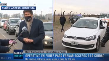 “No queremos que ingrese la gente que viene de Buenos Aires por lo que lamentablemente está ocurriendo ahí”, dijo Roly Santacroce