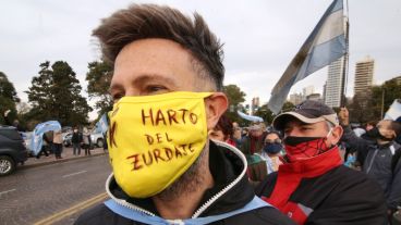 La concentración de este jueves por la tarde en el Monumento.